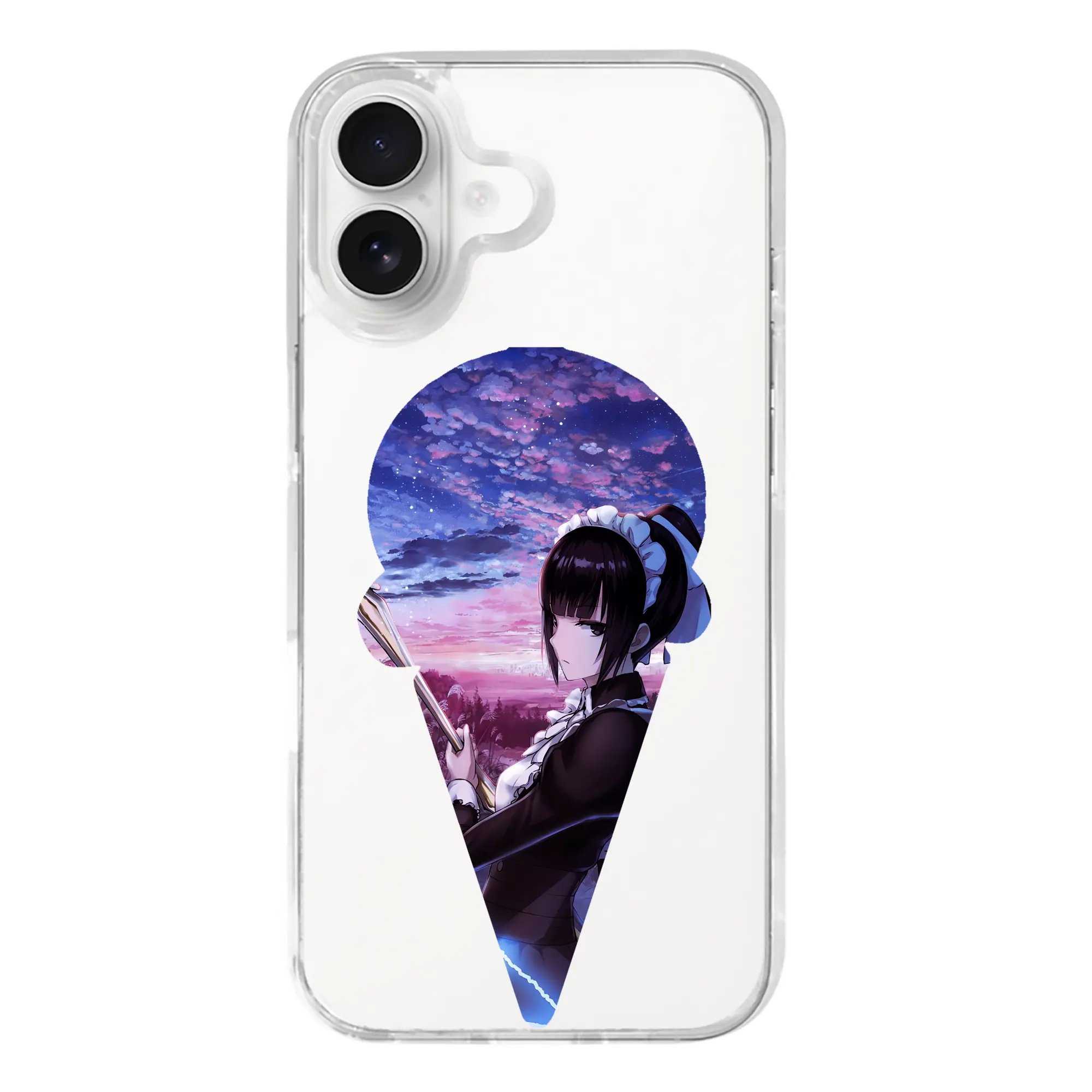 オーバーロード グッズ ナーベラル・ガンマ - iPhone 17シリーズ 透明スマホケース – 薄型・耐衝撃・精密フィット保護カバー